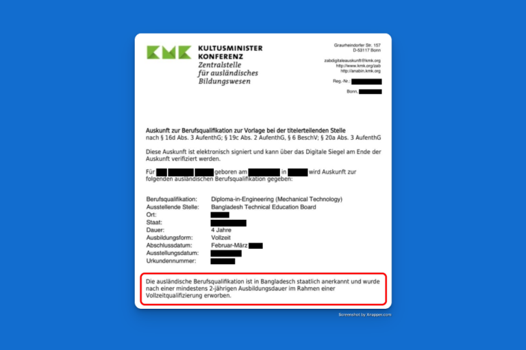 Ausbildung anerkennen lassen Die ZABPlattform richtig nutzen Chancenkarte
